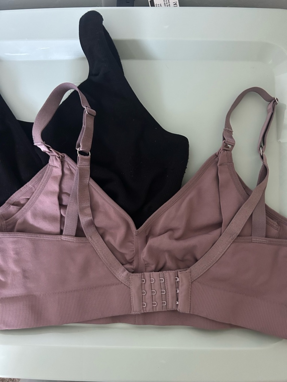 Seamless Maternity/Nursing Bralette - Mauve Pink - Picture 4 of 6